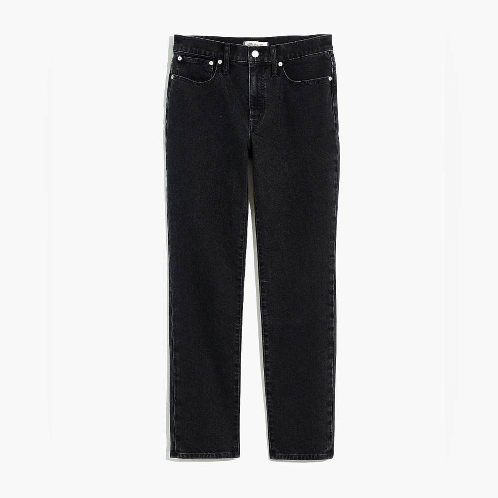 Madewell Tomboy Straight Jeans in Lunar Wash